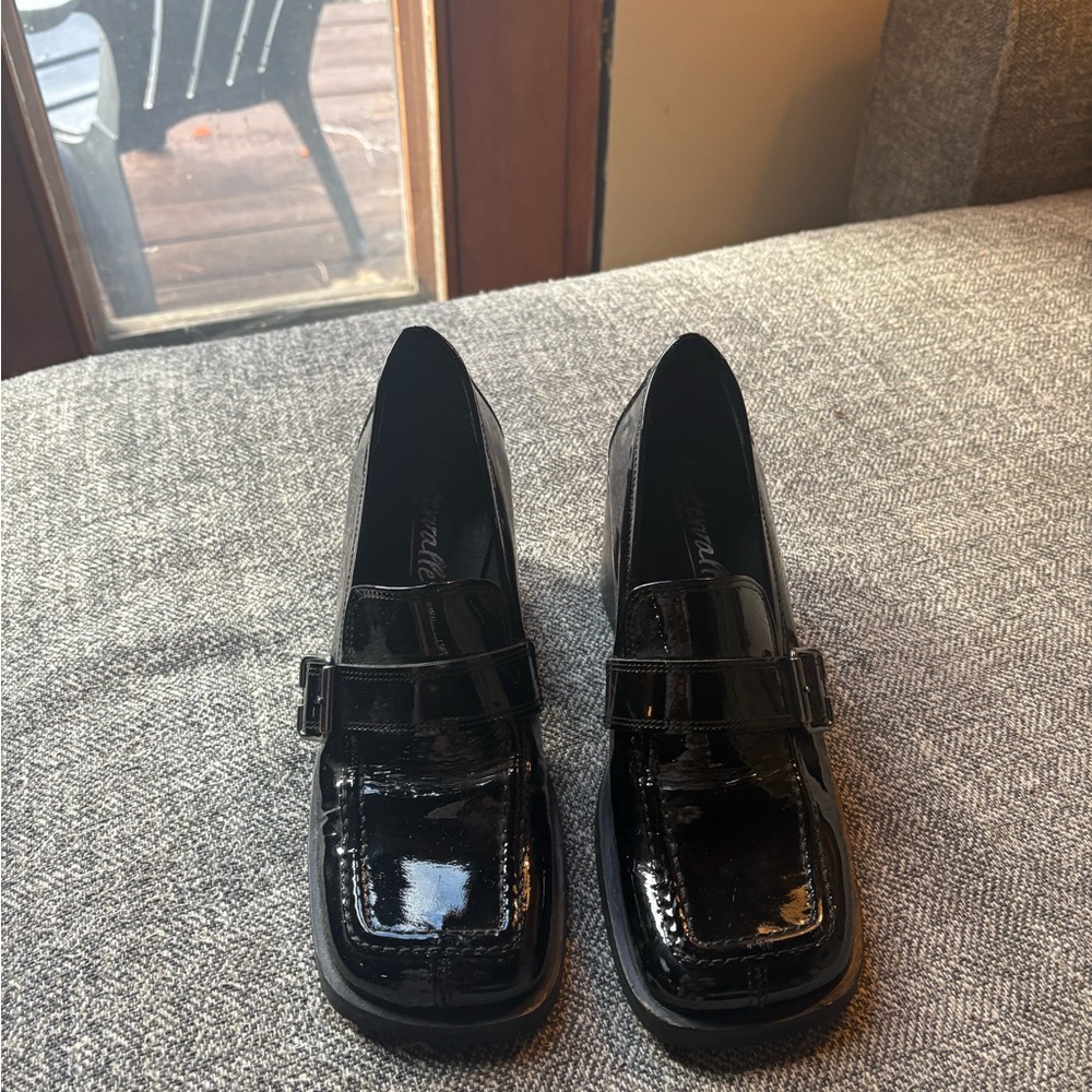 L’intervalle Black Patent Leather Loafers